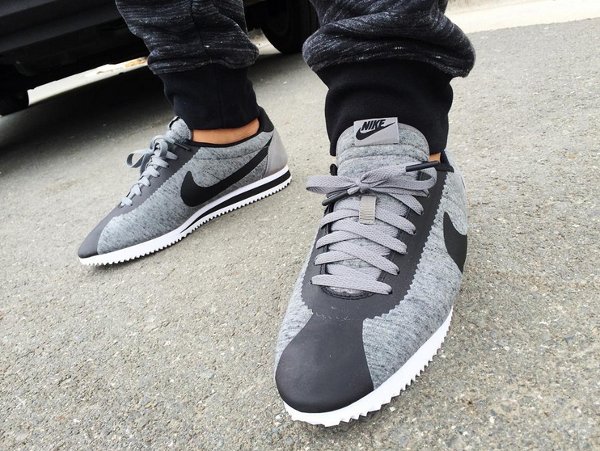 Nike Cortez Tech Fleece Tumbled Grey - Mykeejazz22