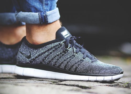 nike free 5.0 flyknit blanche
