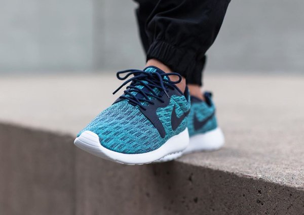 Nike Roshe Run Jacquard Midnight Navy (1)