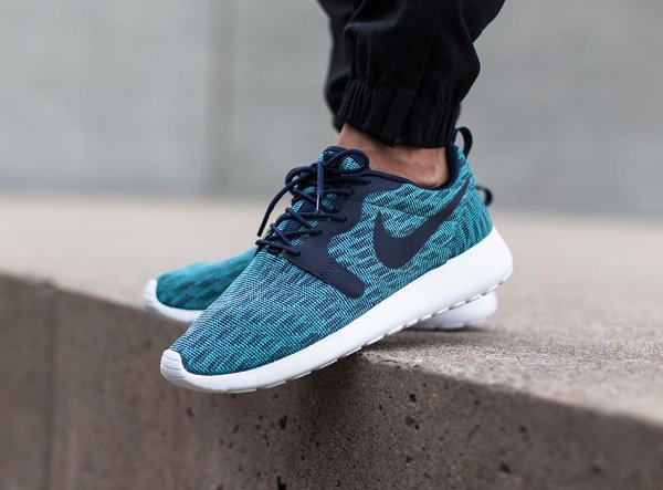 Nike Roshe Run Jacquard Midnight Navy