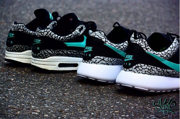 Nike Roshe Run x Air Max 1 'Atmos Elephant Print' (2)