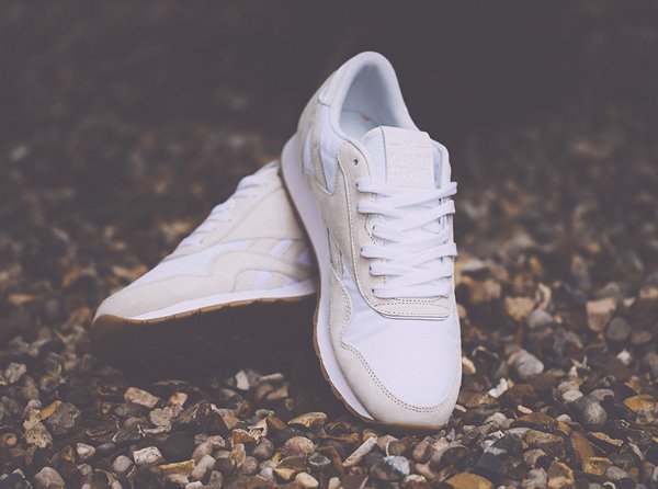 Reebok CL Nylon White Chalk Gum (2)