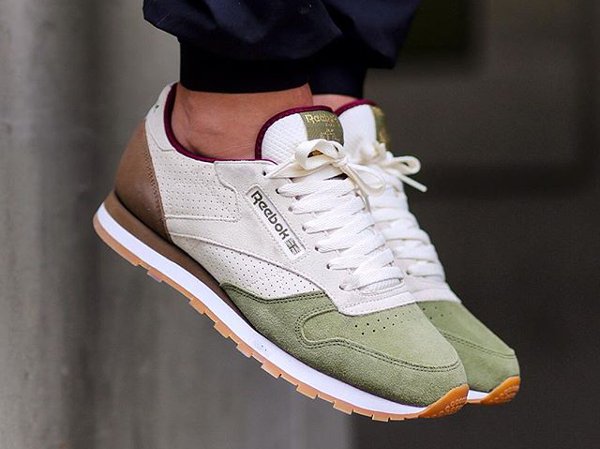 Reebok Classic Leather Int Op Oktoberfest Cream Olive Khaki (1)