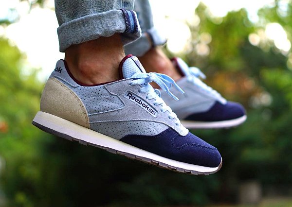 Reebok Classic Leather International Denim Navy Cream (7)