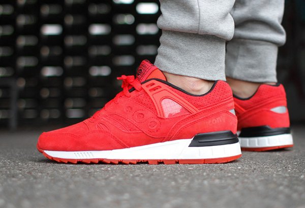 Saucony Grid SD 'No Chill' Red (2)