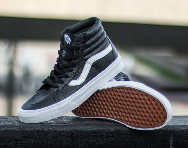 vans sk8 hi cuir noir