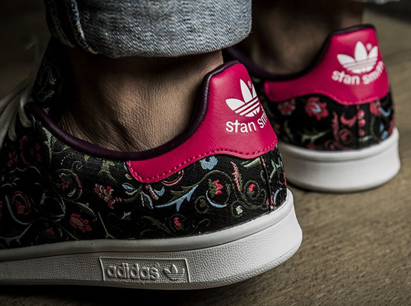 adidas stan smith w core black core black merlot