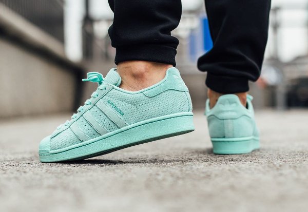 Adidas Superstar RT Clear Aqua pas cher homme (2)