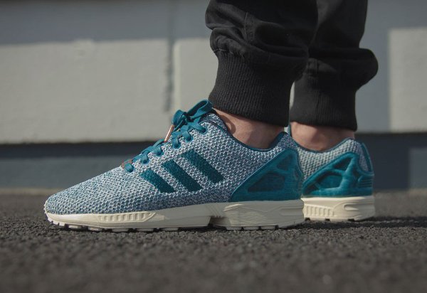 Adidas ZX Flux Croc Surf Petrol  (2)