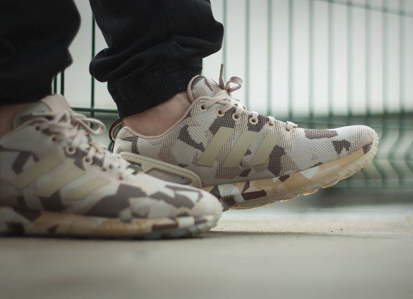 Adidas ZX Flux Urban Camo Brown Hemp (1)