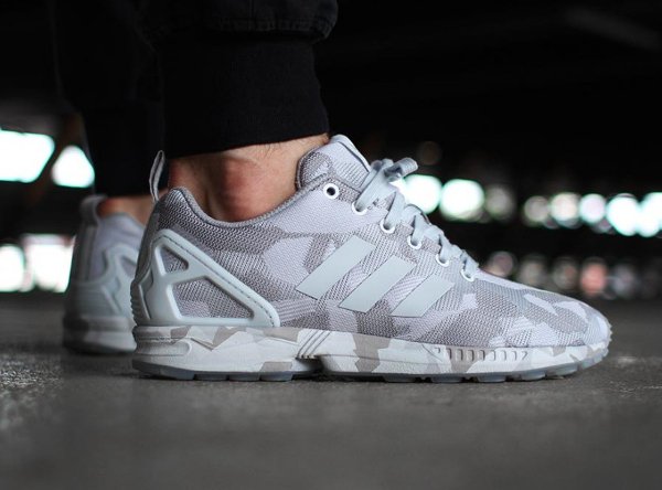 Adidas ZX Flux Urban Camo White Grey (1)