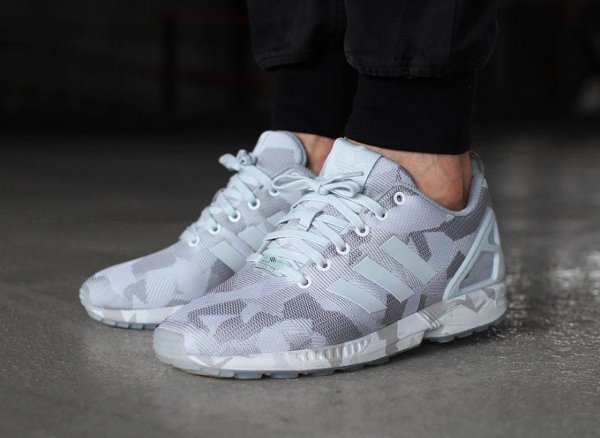 Adidas ZX Flux Urban Camo White Grey (2)