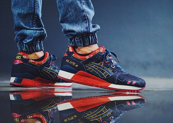 Asics Gel Lyte 3 Denim Kimono Navy (2)