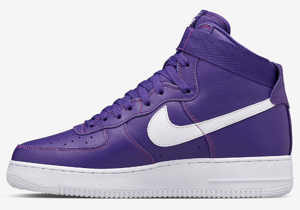 Nike Air Force 1 High SP cuir violet (4)