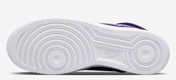 Nike Air Force 1 High SP cuir violet (5)