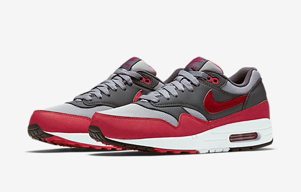 Nike Air Max 1 Essential Grey White Red (1)