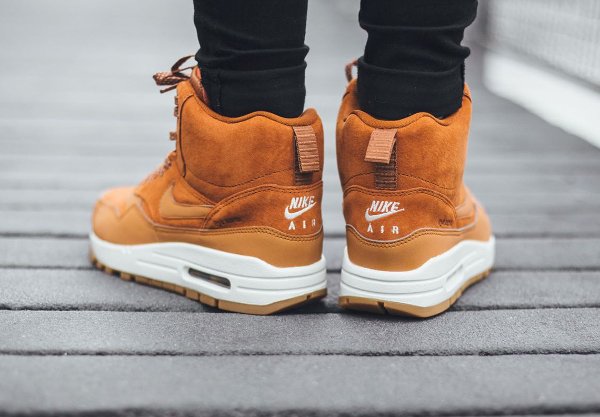 Nike Air Max 1 Mid Sneakerboot Tawny Gum Brown (2)