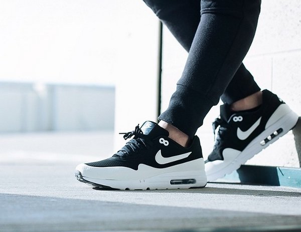 Nike Air Max 1 Ultra Moire Black White - junjdm