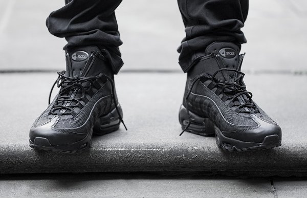 Nike Air Max 95 Mid Sneakerboot Black (3)