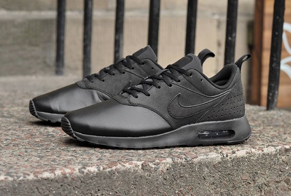 Nike Air Max Tavas Leather Triple Black 3 600x405