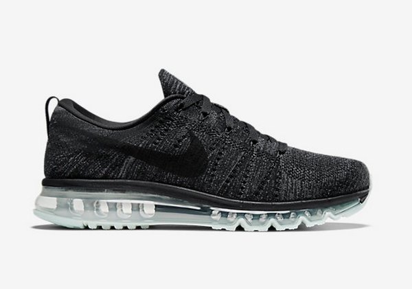 Nike Flyknit Air Max Black Dark Grey Anthracite (4)