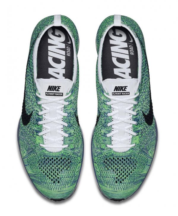 Nike Flyknit Racer Green Strike (4)