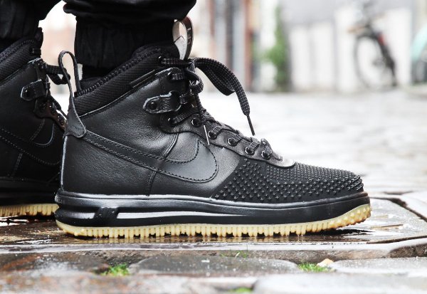 Nike Lunar Force 1 Duckboot Black Metallic Silver (3)