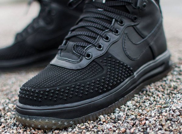 Nike Lunar Force 1 Duckboot Black Metallic Silver (6)