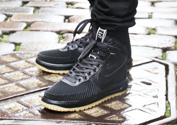 Nike Lunar Force 1 Duckboot Black Metallic Silver (7)