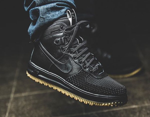 Nike Lunar Force 1 Duckboot Black Metallic Silver (9)