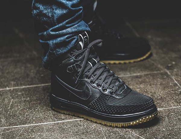 Nike Lunar Force 1 Sneakerboot Black Gum pas cher (4)