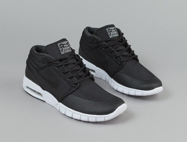 Nike SB Stefan Janoski Max Mid Black White (2)