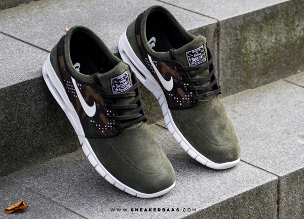 erótico Venta ambulante Ensangrentado Nike Janoski Max Suede Sequoia Camo : où l'acheter ?