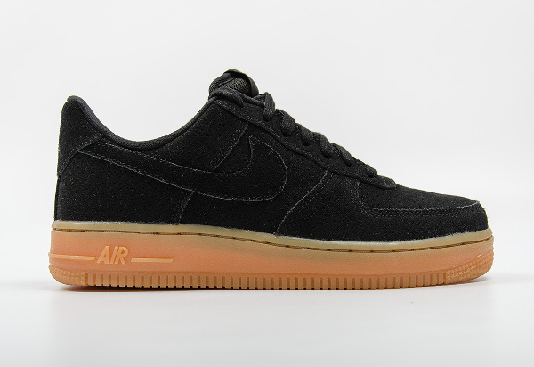 nike air force 1 gum black