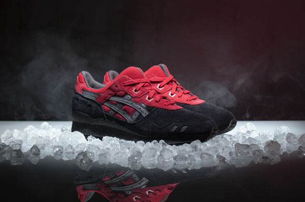 asics gel noir et rouge