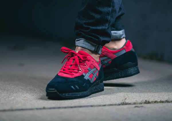 asics gel lyte v noir et rouge