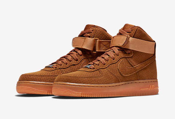 Nike air force 1 high femme hot sale marron