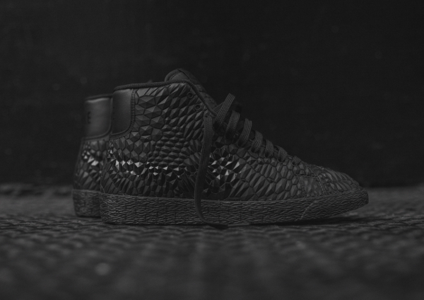 Nike blazer mid diamondback black outlet