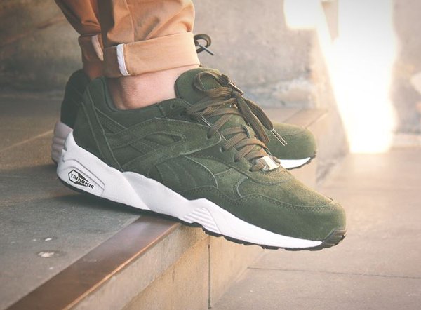 puma trinomic khaki