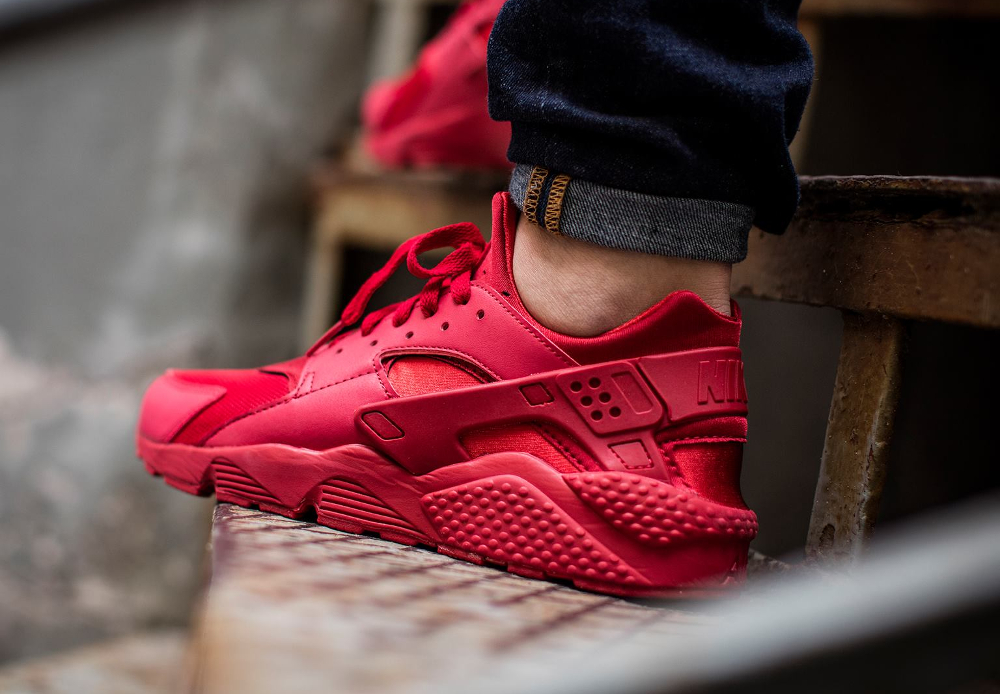 nike huarache rouge