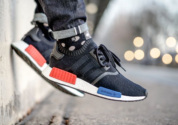 Adidas NMD Runner_1 Primeknit Core Black pas cher (1)