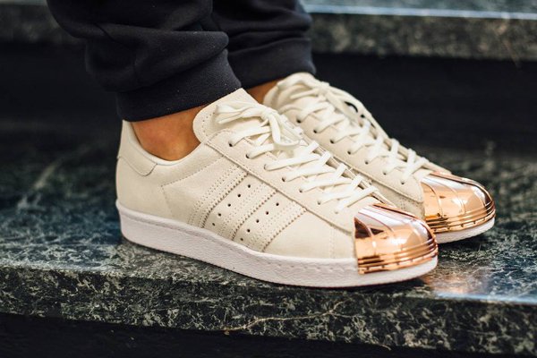 Adidas Superstar 80's Metal White Copper pas cher (4)