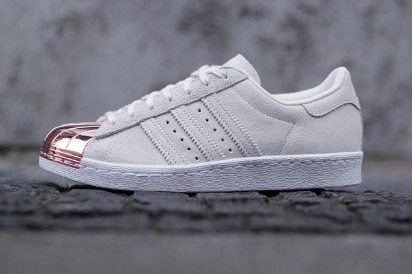 Adidas Wmns Superstar 80's Metal Toe Off White Copper Metallic (5)