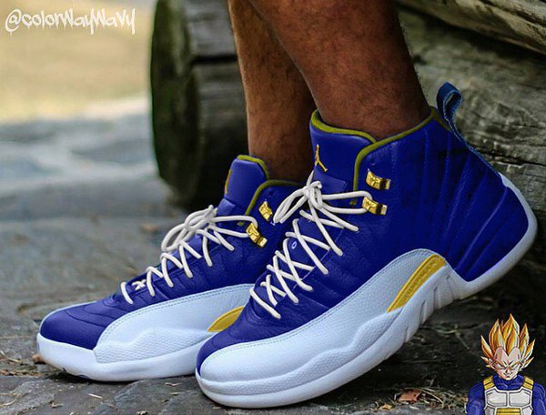 Air Jordan 12 Vegeta Super Saiyan