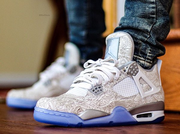 Air Jordan 4 White Metallic Silver - brollsole