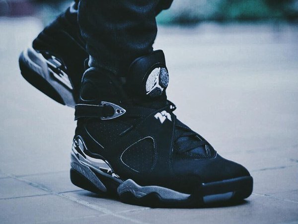 Air Jordan 8 Chrome Retro 2015 pas cher (1)