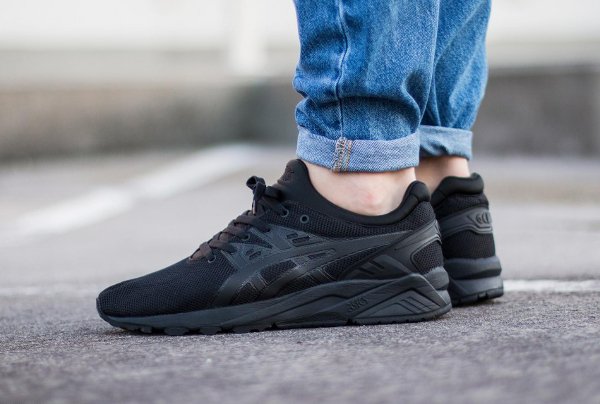 asics gel kayano evo black