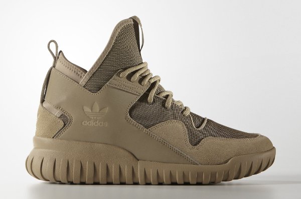 Basket Adidas Tubular X Suede & Nylon beige (2)