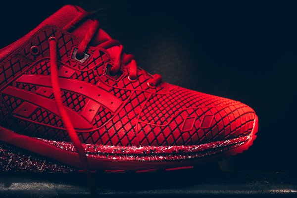 Basket Asics Gel Lyte III Evo rouge amure de samourai (5)