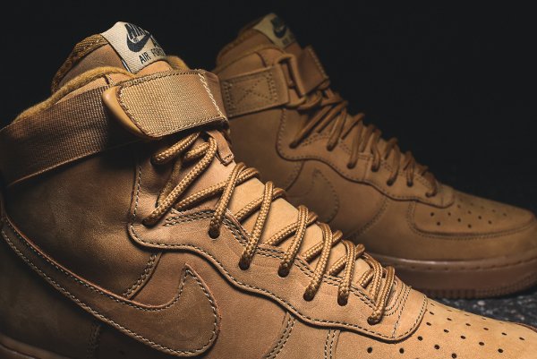 Basket Nike Air Force One Hi 07 LV8 Flax Wheat (7)